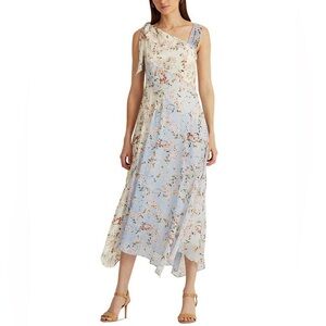 Ralph Lauren Floral Asymmetrical Dress